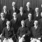 Caledonian Bowling Club team, winners of the Dunedin bowling centre rink championship. — Otago...