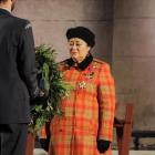 Dame Cindy Kiro at the Pukeahu National War Memorial in Wellington. Photo: RNZ