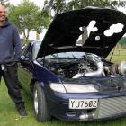 Grant Finn (Invercargill) became the new Lawrence Quarter Mile sprint champion in his 1996 Falcon...