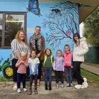 Clinton Playcentre parents (from left) Emma Williams, Kayla Mitchell and Net Bungard, and current...