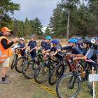 Riders are briefed ahead of taking part in the annual Top Bike event in Alexandra last week....