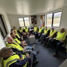 Members of the Cromwell MenzShed get cosy in their smoko room. They are looking forward to the...