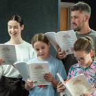 Preparing for the WOTS production of Mary Poppins are (from left) Kayla Wilcox, Carter Mitchell...