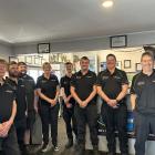 Staff of Russell Keeler Automotive from left, Jack Craig, Tom Allen, Hamish McDonald, Kathy...