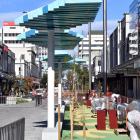 The George St improvements, including the new play equipment, are nearly completed. PHOTO: GREGOR...