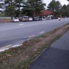 Freedom campers parking up at Burnside Park. Photo: Supplied