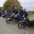 Getting ready to begin the Gerald Lynch-Blosse Memorial Motorcycle Rally, in Oamaru, last weekend...