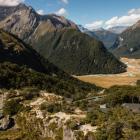 The Routeburn traverses Fiordland National Park and Mount Aspiring National Park. Photo: Getty...