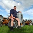 Riversdale farmer Tony Rutherford puts the finishing touches to one of his father’s 1950s...