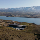 The distillery operates on the shores of Lake Dunstan. Photo: supplied 