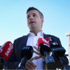 Associate Education Minister David Seymour speaks to media about cutting regulations in the...