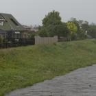 The Silver Stream, at Mosgiel, swells during heavy rain. PHOTO: GERARD O’BRIEN