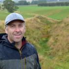 Otago South River Care co-ordinator Craig Simpson, of Mosgiel, in a gully where a drone trial was...