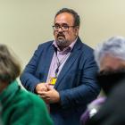 Hato Hone St John community engagement manager Ian Henderson speaks to the Oamaru public at the...