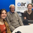 On OAR FM programme Back In My Day are Yuna Barbenel (left) and Jade Griffin, with guest Neil...