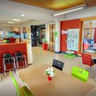 The bright and cheerful dining area in Ronald McDonald House in Christchurch. PHOTO: SUPPLIED

