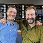 Fino Wine Bar’s Eugene Kliushneu, left, and Richard Meads. PHOTO: PHILIP CHANDLER