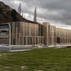 The recently-completed private carparking building opposite the Queenstown Events Centre. PHOTO:...