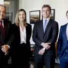 Todd & Walker Law consultant Graeme Todd, left, with partners, from left, Louise Denton, Pete...