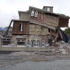 Damage in the Christchurch CBD following the 2011 quake. PHOTO: SIMON BAKER