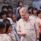Tom Newnham pictured during a visit to a village in China in 1981 - the same year as the...