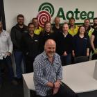 Aotea Electric Southern general manager Warren Taylor (front), with some of his team, says the...