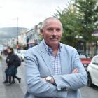 Dunedin city councillor Brent Weatherall stands in the Farmers block of George St, following the...