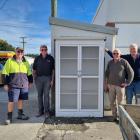 Milton Community Shed members (from left) Lex Adam, Brian McLeod, Phil Lindsay and Stu Michelle...