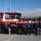 Members of Coastguard Clyde and the Clyde Volunteer Fire Brigade attend the official blessing of ...