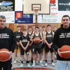 Coaches of the U16 Eastern Boys A squad Mike Johnston, left, and Jarrod O’Connor stand with the...