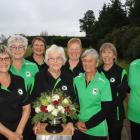 Waikaka Golf Club members are (from left) Irene Henderson, Fayeanne Lamb, Pauline Weir, Lynne...