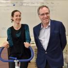 University of Otago surgical sciences department researcher Dr Kari Clifford shows how research...