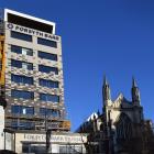 Forsyth Barr House in Dunedin’s Octagon nears completion. Staff hope to return to the building by...