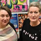 Dunedin Fringe Arts Trust co-directors Katrina Thomson (left) and Ruth Harvey have asked the city...