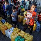 Nearly 2 million Palestinians in the Gaza Strip continue to face water shortages as a result of...