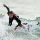 Surfer Billy Stairmand in action before the Paris 2024 Olympic Games New Zealand surfing team...