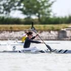 New Zealand canoe sprint paddler Aimee Fisher. Photo: Getty Images