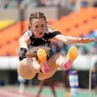 Anna Grimaldi wins silver in the long jump at the Para Athletics World Championships in Kobe...