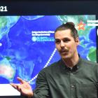Trinity Catholic College alumnus and Nasa scientist Hamish Prince talks to pupils at the school...
