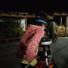 Kaikōura Primary School pupils had the chance to look at the moon through a telescope during a...