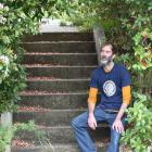 Wakari resident Jeremy Quinn sits on his and his neighbour’s shared staircase that waste from the...