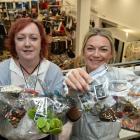 Dunedin jeweller Kirsty Lewis (left) and Shop On Carroll retail co-manager Cristin Waite showcase...