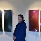 Larisse Hall enjoys seeing her works change as the light in a room changes such as (left) Hope...