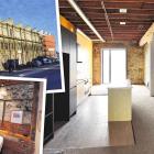 Property developer Russell Lund stands in one of the "five-star" social housing units in his...