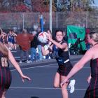 Lightning Strike wing attack Ruby Fox looks to pass the ball during the opening round of their...