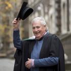 University of Otago master’s of peace and conflict studies graduand Noel O’Malley prepares for...