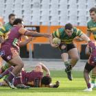 Action from last Saturday's premier club rugby match between Alhambra Union and Green Island at...