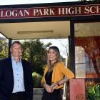 Logan Park High School co-principals Peter Hills and Kirsty Sangster. Photo: Stephen Jaquiery