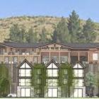 An artist’s impression shows the original design submitted for No.1 Hansen Rd Ltd’s worker...