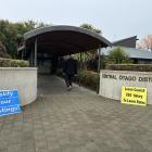 Posters protesting the proposed rates increase adorned the entrance of the Central Otago District...
